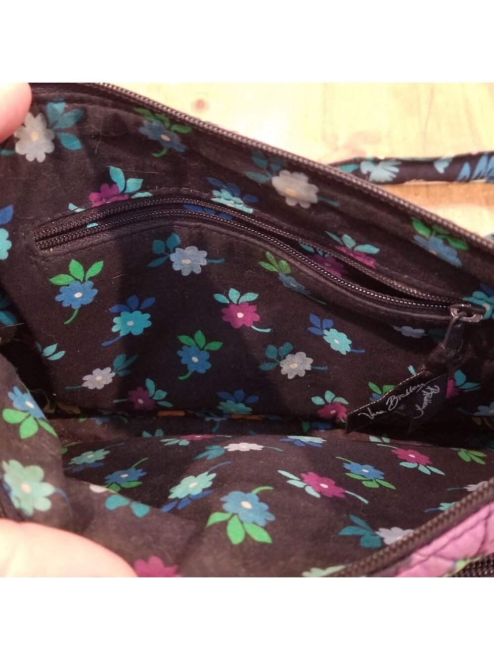 Vera Bradley Crossbody Purse Floral Flower AOP Allover - Picture 4 of 10